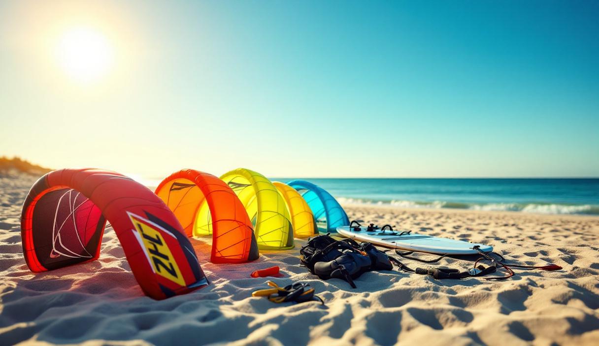 comment débuter en kitesurf - Matériel kitesurf : équipement essentiel pour débuter