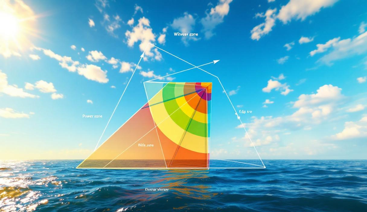 fenêtre de vent kitesurf - Les Différentes Zones de Pilotage de l'Aile Kite