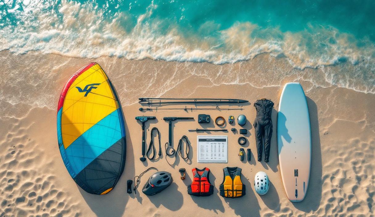 premier saut kitesurf - Matériel Kitesurf Essentiel pour les Premiers Sauts