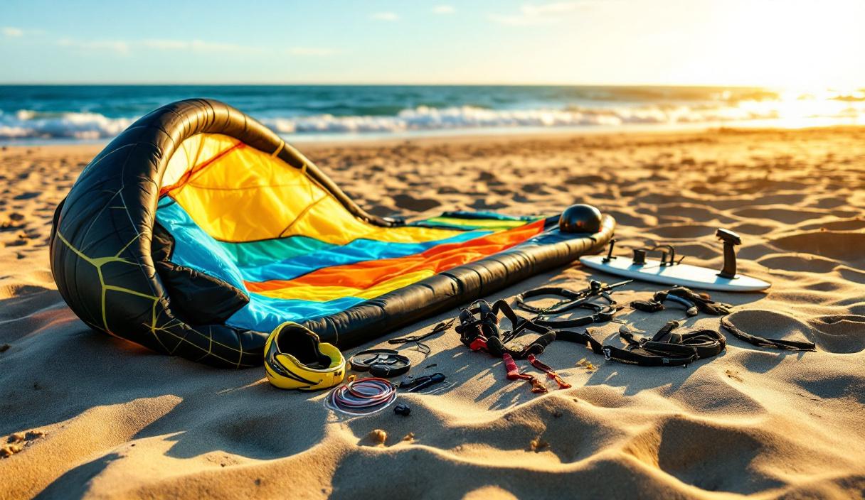 apprendre le kitesurf seul - Matériel essentiel pour débuter le kitesurf