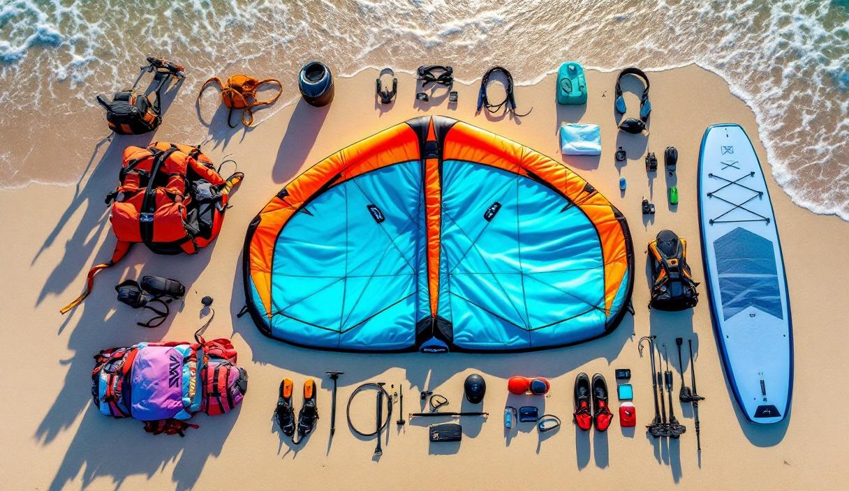 courants kitesurf - Matériel Essentiel pour Débuter