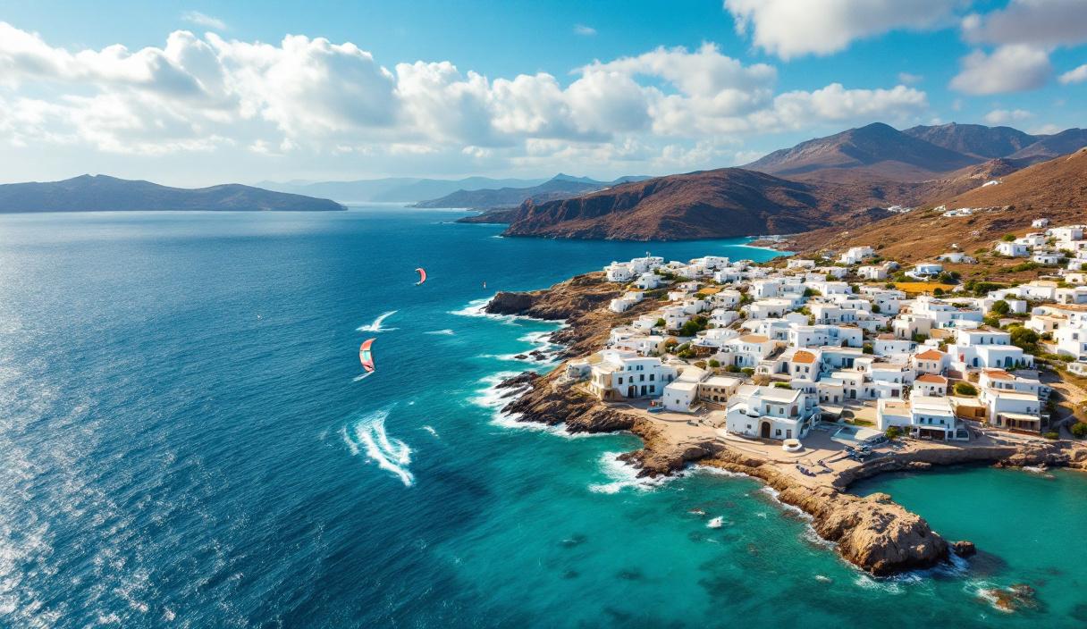 spot kitesurf Grèce - Les îles grecques : meilleurs spots kitesurf