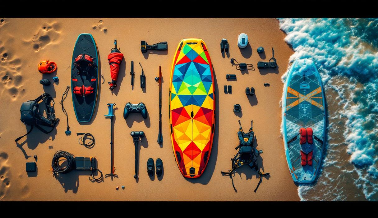 kitesurf - Équipements essentiels pour pratiquer le kitesurf