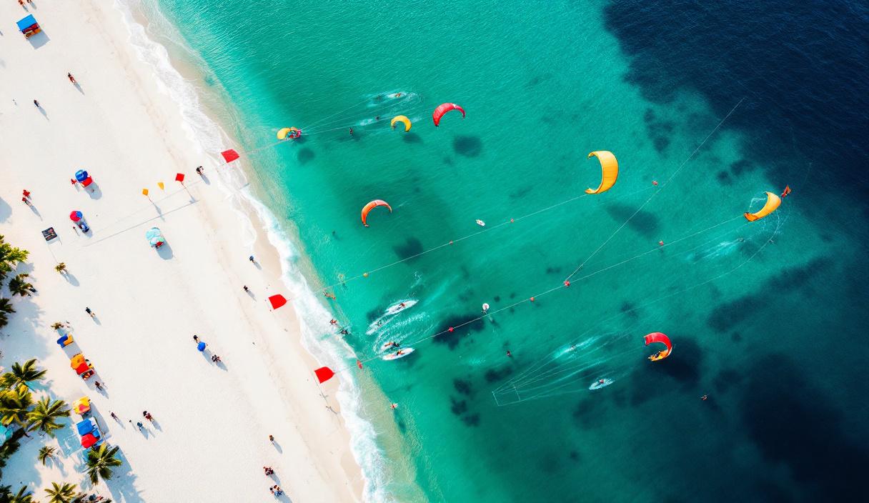 sécurité kitesurf - Règles de Sécurité : Priorités et Zones de Navigation